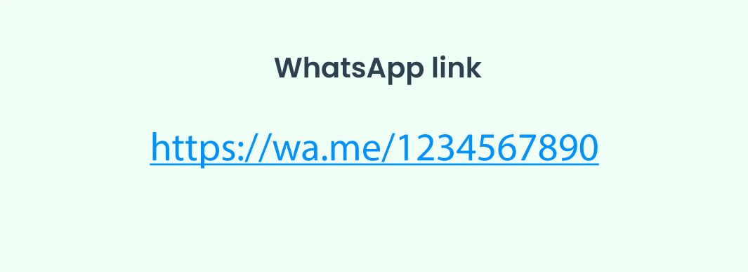 WhatsApp Click to Chat: WhatsApp link