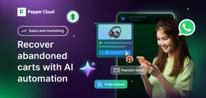 How E-commerce brands recover abandoned carts using AI WhatsApp automation